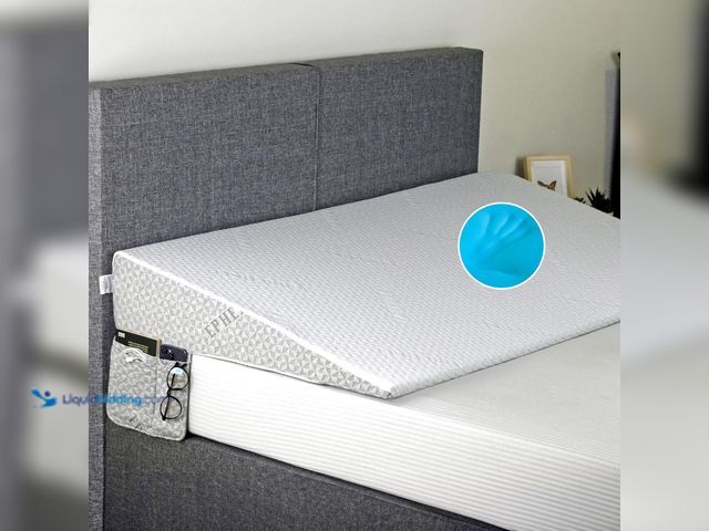 Lot 49-5538749 - Under Mattress Wedge for Acid Reflux – King Size Bed Wedge Riser – 7.5-Inch Incline Topper with Memo...