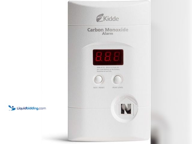 Lot 49-5552368 - Kidde Carbon Monoxide Detector, Plug-In with 9V Battery Backup, Digital Display, 85 dB Alarm, LED St...