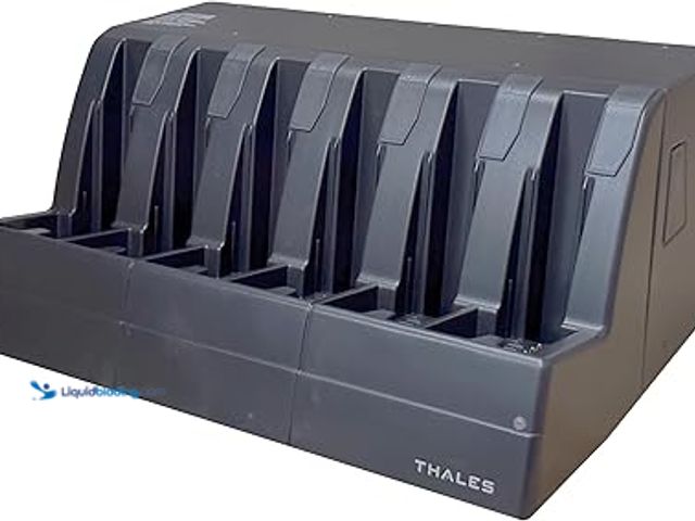 Lot 49-1518309 - Thales 6 Bay Battery Charger for PRC-148 Radios | Part Number 1600689-1 | Software Version 1.07D Mod...
