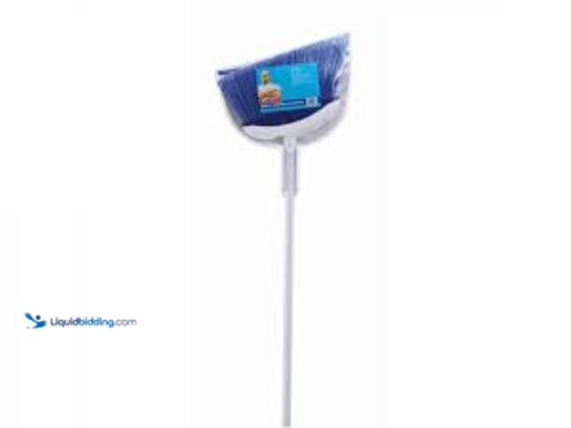 Lot 49-3536524 - QTY 6 - Mr. Clean Angle Broom & Dustpan. Unused