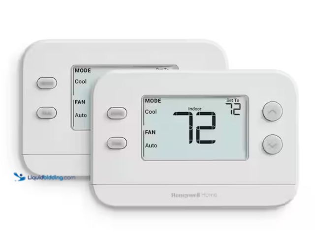 Lot 49-2006218 - Honeywell Home X1N Thermostat Non-Programmable 1 Heat/1 Cool 2-Pack, Model # RTH11B-2PK, Unused, 2 p...