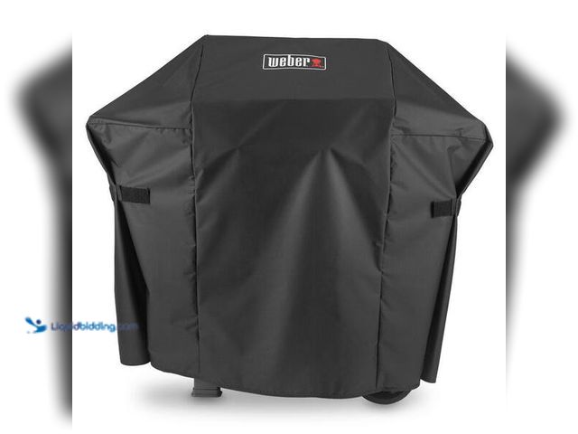 Lot 49-5446960 - Weber
Premium Grill Cover for Small Spirit Grills. Item is used.     Model # 7138   high 42x  48 wid...