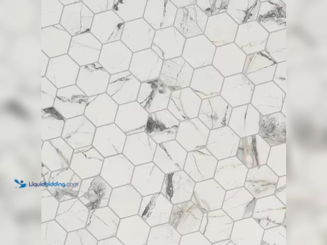 Lot 49-1578168 - Approx. (7) sq. ft. of MSI Lockson Mix 3 in. Hexagon 11 in. x 13 in. x 0.31 in. Matte Porcelain Mosa...