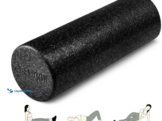 Lot 49-1512579 - Yes4All High-Density Round Back Roller Foam, Exercise Foam Roller for Yoga, Pilates & Stretching - 1...