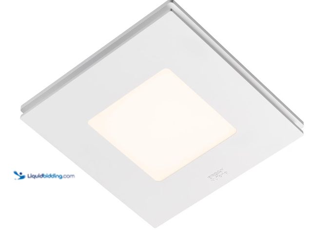 Lot 49-5574010 - Broan-NuTone RCM600 Magnetic CleanCover™ Bath Fan Replacement Grille with LED Light. B0FS7TQHJ3. Unu...