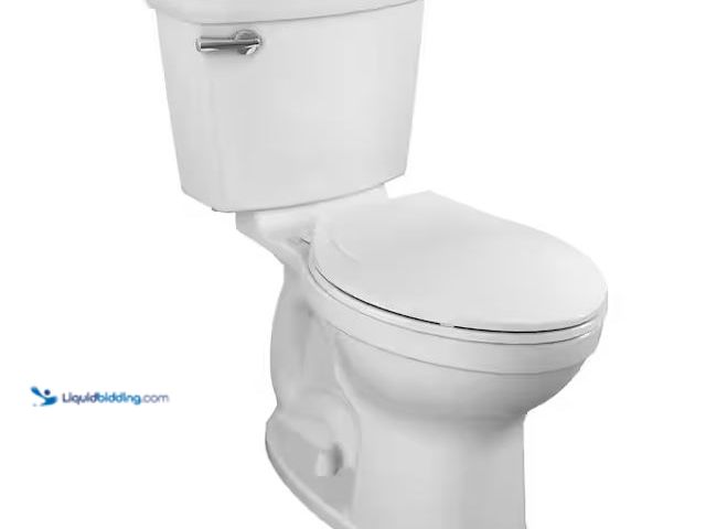 Lot 49-1568624 - American Standard Champion Two-Piece 1.28 GPF Single Flush Elongated Chair Height Toilet with Slow-C...