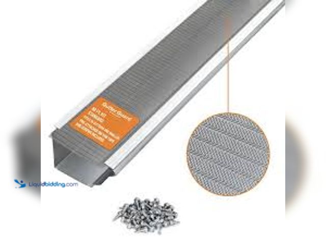 Lot 49-5419722 - Gutter Guard by Gutterglove 4 ft. L x 5 in. W Stainless Steel Micro-Mesh Gutter Guard (80 ft. Kit). ...