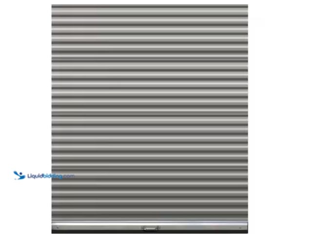 Lot 49-1534398 - Clopay Roll-Up 6 ft. x 7 ft. Non-Insulated Silhouette Gray Garage Door Without Windows, Model # RU67...