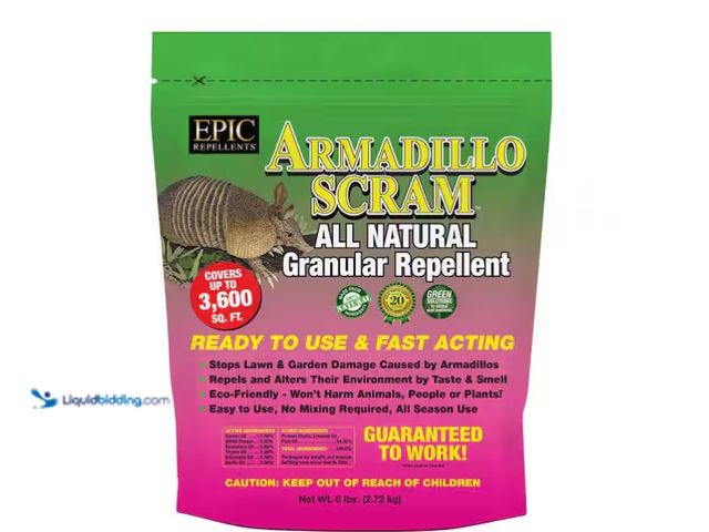 Lot 49-1575469 - EPIC REPELLENTS Armadillo 6 lbs. Repellent Granular Bag, Model # 17006, Unused  Ref#ASRHD0130