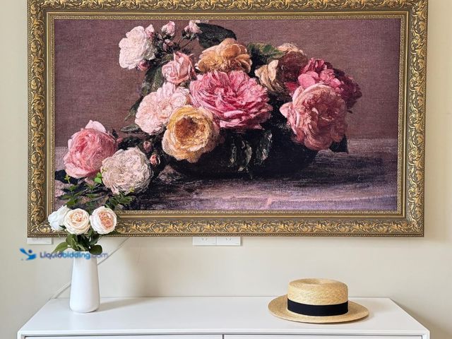 Lot 49-3481659 - Elegant Vintage-Style TV Frame Compatible ONLY with Samsung The Frame TV (43",50",55",65",75" 85", F...