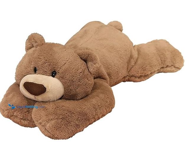 Lot 49-1575681 - Weighted Stuffed Animals, Weighted Bear Stuffed Animal Toy Brown Bear Plush Throw Pillow Gifts for B...