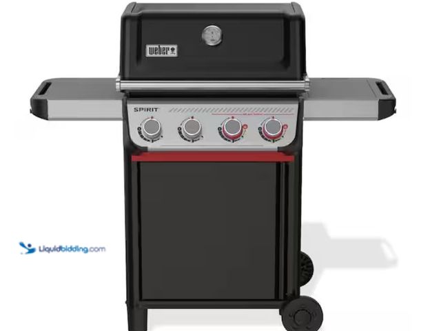Lot 49-3614013 - Weber Spirit SB-E-425 4-Burner Propane Gas Grill in Black with Powerful Boost Burners, Model # 15010...