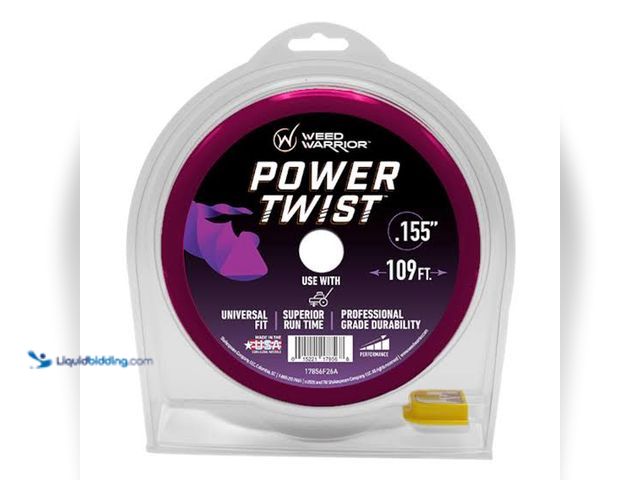 Lot 49-2024589 - Lot of (2)- Weed Warrior .155 in. D X 109 ft. L Trimmer Line. Model #17856f26. MSRP $46. New.   Ref#...