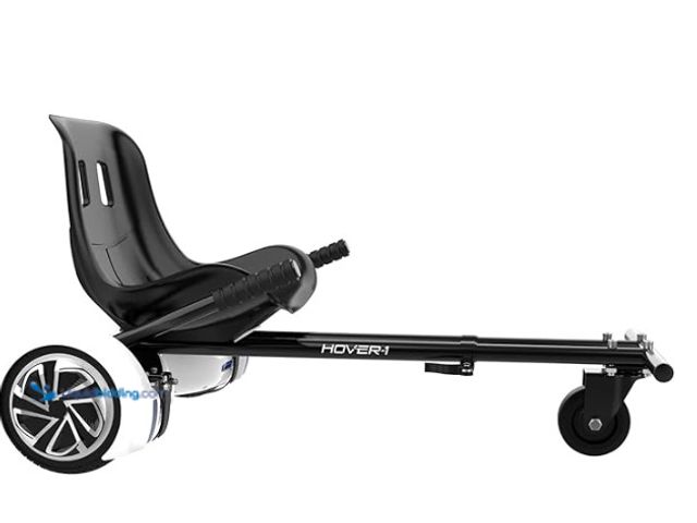 Lot 49-1591536 - Hover-1 Kart Buggy Hoverboard Attachment, Compatible with Most 6.5" & 8" Electric Hoverboards, Hand-...