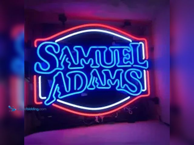 Lot 49-5541376 - Samuel Adams LED Neon Sign (opened to view) New