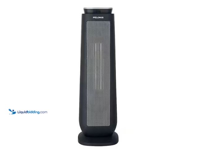 Lot 49-1567673 - Pelonis 1500-Watt 23 in. Digital Tower Indoor Ceramic Heater Quiet Operation w/ Safety Overheat Prot...