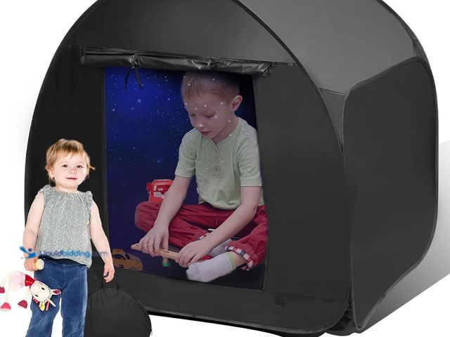Lot 49-5543364 - Sensory Tent for Kids 47.2 * 47.2 * 47.2 in - Portable Pop-up Play Tent for Calming Down & Improving...