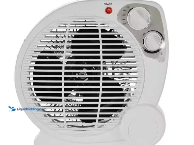 Lot 49-1568986 - Lot of (2) Pelonis 1500-Watt Electric Fan Forced Portable Heater Model # HB-211T, Used, Scuffs and S...