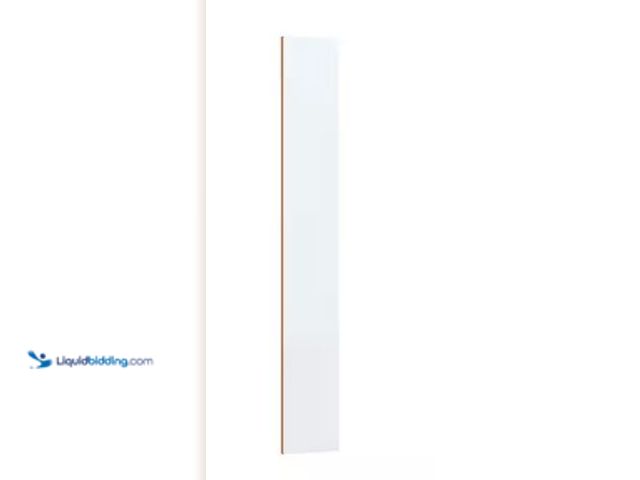 Lot 49-3536904 - QTY 2 - Hampton Bay Courtland 6 in. W x 42 in. H Cabinet Filler in Polar White. Model # AFS642X-CSW....