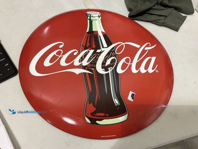 Lot 49-5467745 - Other NEW METAL COLLECTOR SIGN “COCA-COLA” MEASURES APPROXIMATELY 14 INCH IN DIAMETER