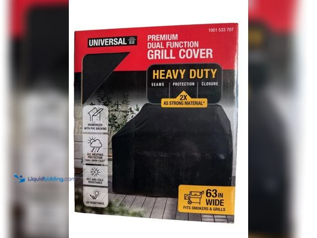 Lot 49-5552581 - Universal 63 in. Premium Offset Grill Cover. Model
700-0104. Unused