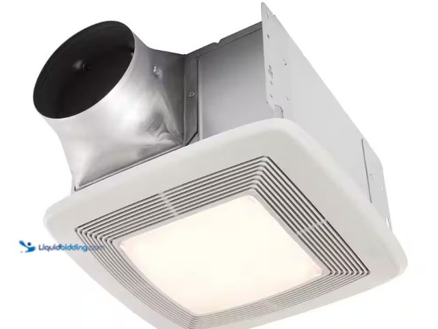 Lot 49-5552446 - Broan-NuTone
QT Series Quiet 130 CFM Ceiling Bathroom Exhaust Fan with Light and Night Light, 1.5 S...