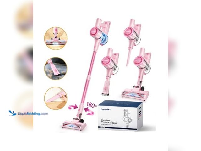 Lot 49-3531341 - Homeika H320 Cordless Vacuum Cleaner, 28KPA Powerful Suction 8-in-1 Multi-Tool 55min Runtime LED Mot...