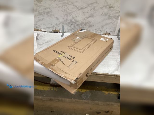 Lot 49-5488236 - All Aluminum Pet Door, interior/exterior, White, 22" Tall, 13.5" Wide. Unused