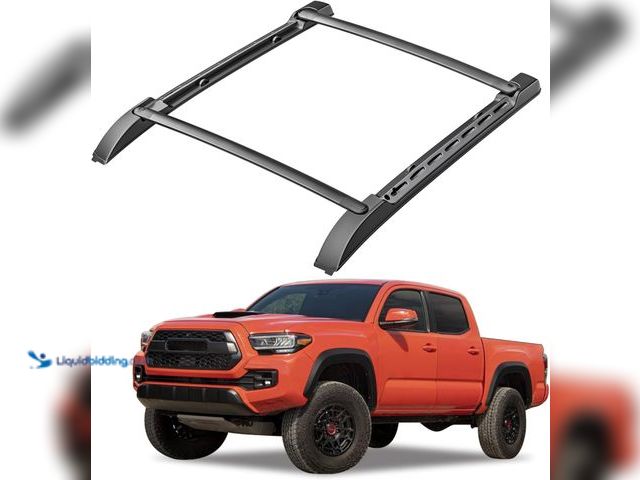 Lot 49-5437979 - 260lbs Roof Rack Cross Bars Compatible with Toyota Tacoma 2005-2023 Double Cab, Aluminum Heavy Duty ...