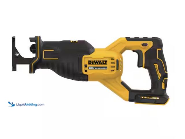 Lot 49-1570185 - DEWALT 20V MAX Cordless Brushless Reciprocating Saw (Tool Only), Model # DCS382B, Slightly used, No ...