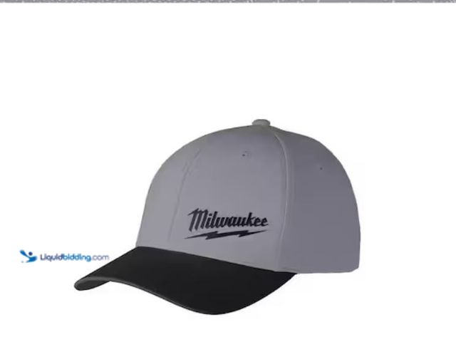 Lot 49-2026047 - Milwaukee Large/Extra Large Dark Gray WORKSKIN Fitted Hat, Model # 507DG-LXL. MSRP: $59.94.  Unused....