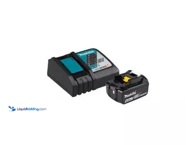 Lot 49-1597212 - Makita 18V LXT Lithium-Ion High Capacity Battery Pack 4.0Ah with Fuel Gauge and Charger Starter Kit ...