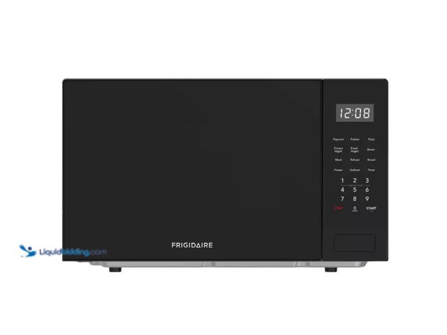 Lot 49-5538743 - Frigidaire 900W 0.9CF Countertop Microwave Oven Black: 1-Year Warranty, 6 Programs, 10 Speeds, ETL L...