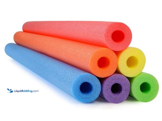 Lot 49-3432195 - Hanaive 6 Pack Pool Noodles Swimming Floating Foam Tube 52 Inch Hollow Swim Noodles Bulk Floats Heav...