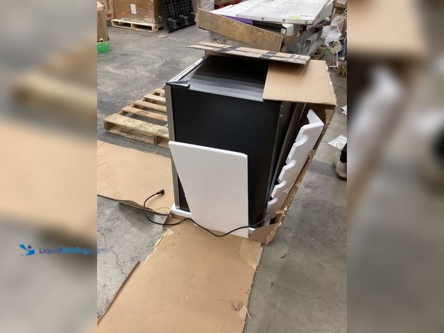 Lot 49-5460995 - Mini Refrigerator and Wine Cooler Item is used, works/powers on with scuffs and scratches
