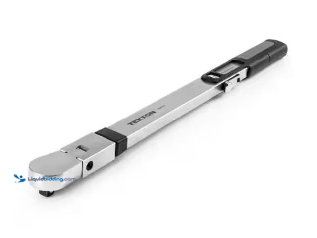 Lot 49-3612823 - TEKTON 1/2 in. Drive 72-Tooth Split Beam Torque Wrench (40-250 ft./lbs.), Model # TRQ62203, Unused, ...