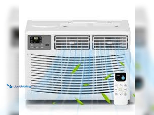 Lot 49-5543341 - 8,000 BTU Smart Window AC, Cools 350 Sq. Ft, WiFi, Remote, AC/Fan/Dehumidifier, Sleep/Eco Mode, LED ...