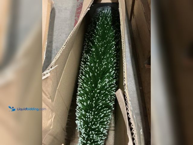 Lot 49-3529172 - 2ft Flocked Christmas Tree Unused