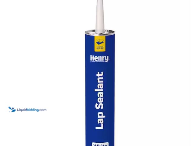 Lot 49-1570039 - Lot of (24) pcs. Henry Single-Ply Roofing Waterproof Lap Sealant (White) 11 oz., Model # HE2612W004,...