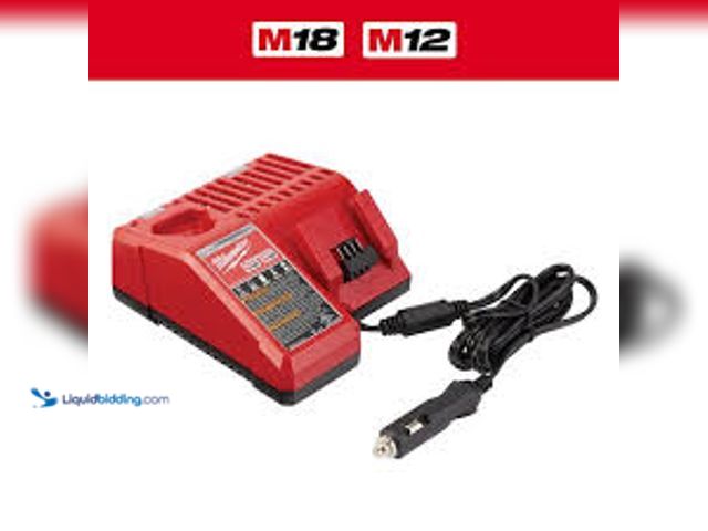 Lot 49-5461307 - Milwaukee M12 and M18 12-Volt/18-Volt Lithium-Ion Multi-Voltage Battery Charger. Model # 48-59-1812....