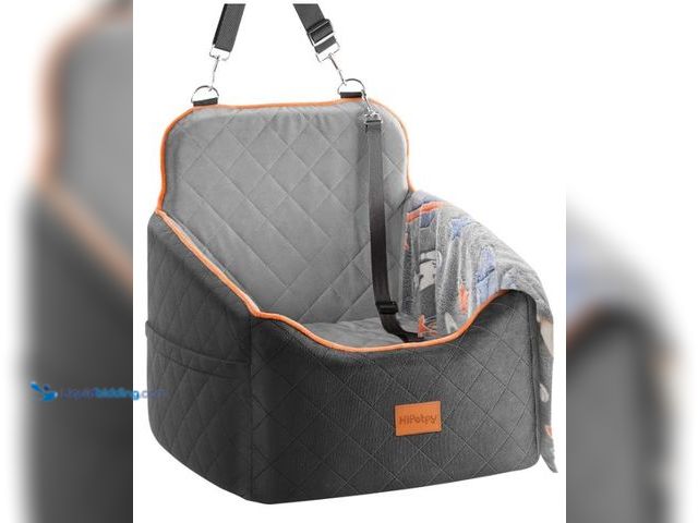 Lot 49-1569696 - HiPetpy Dog Car Seat for Small Dog, Booster Seat for Dogs Under 30lb, Elevated Pet Seat with Pockets...