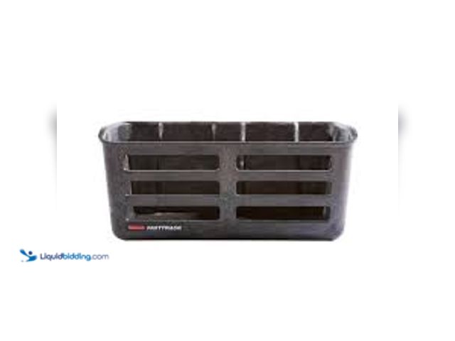 Lot 49-5448482 - QTY 2 - Rubbermaid Fasttrack 15.5 in. W Plastic Utility Bin, Wall Mounted Storage and Organization T...