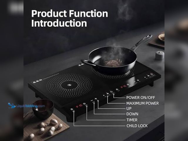 Lot 49-5542667 - Double Induction COOKTOP. Item is Unused