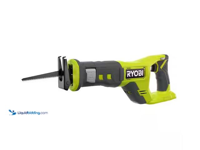 Lot 49-1576909 - RYOBI ONE+ 18V Cordless Reciprocating Saw (Tool Only) Model # PCL515B, Used, Tested Works, Powers On...
