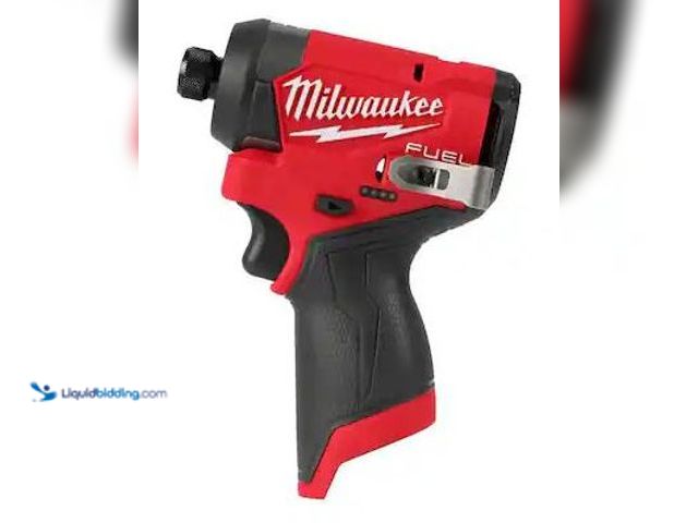Lot 49-5486150 - Milwaukee
M12 FUEL 12V Lithium-Ion Brushless Cordless 1/4 in. Hex Impact Driver (Tool-Only) Interne...