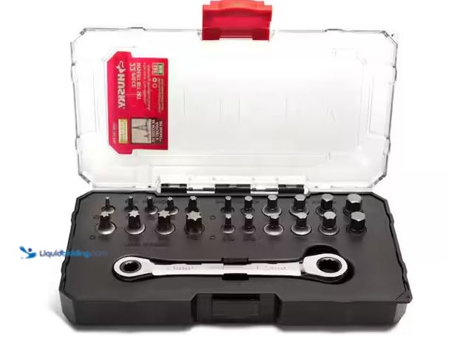 Lot 49-5460416 - 22-Piece Insert Bit Set Internet # 315714646
Model # H22PCWIBS
Store SKU # 1006197856 Item is unus...