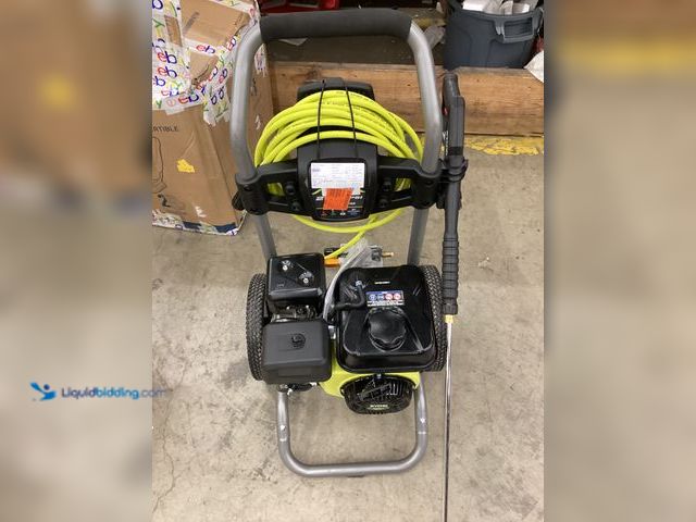 Lot 49-5438053 - RYOBI 2900 PSI 2.5 GPM Cold Water Gas Pressure Washer with 212cc Engine. Model # RY802925. Used, no ...