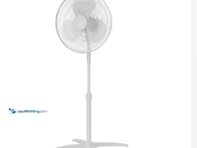 Lot 49-3614723 - Hampton Bay 16 in. Oscillating Pedestal Fan with 3 speed for Office and Home Whisper Quiet Operation...