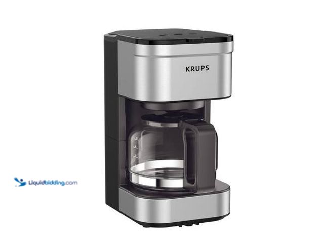 Lot 49-5548735 - Krups 5-Cup Stainless Steel Drip Coffee Maker with Reusable Coffee Filter                           ...