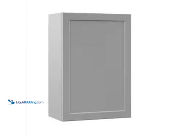Lot 49-1517126 - Hampton Bay
Designer Series Melvern Assembled 21x30x12 in. Wall Kitchen Cabinet in Heron Gray, Mode...